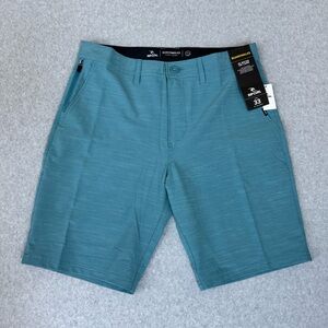 Rip Curl Mens Jackson 20" Boardwalk Hybrid Shorts Storm Blue Size 33 NWT